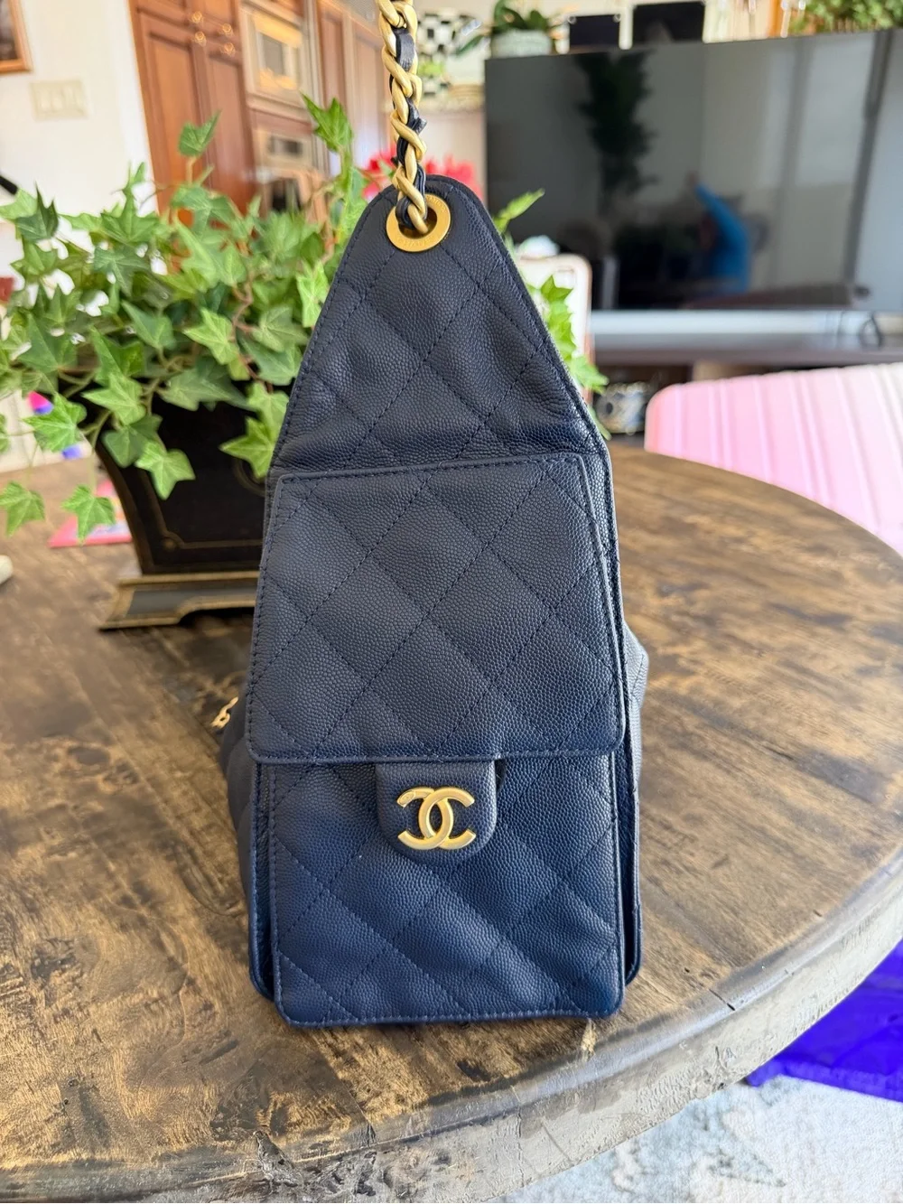 CHANEL classic navy
